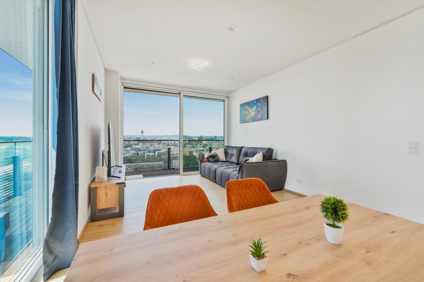 Luxury Penthouse I Rooftop Pool I Self Check-In Wien Exteriör bild