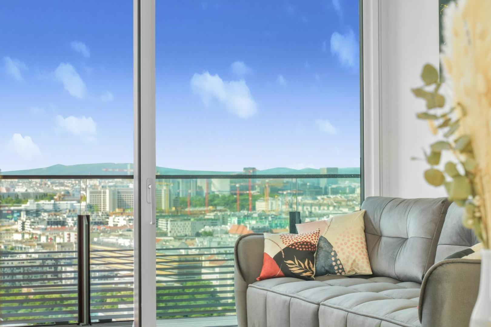 Luxury Penthouse I Rooftop Pool I Self Check-In Wien Exteriör bild