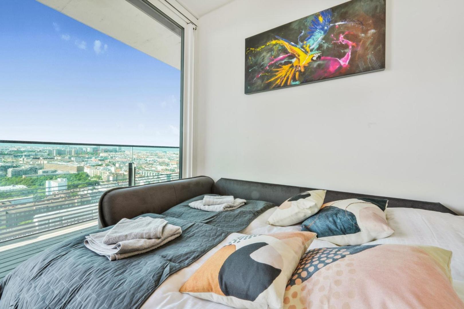 Luxury Penthouse I Rooftop Pool I Self Check-In Wien Exteriör bild
